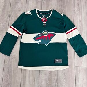 Fanatics NHL Minnesota Wild Hockey Jersey Youth L/XL
